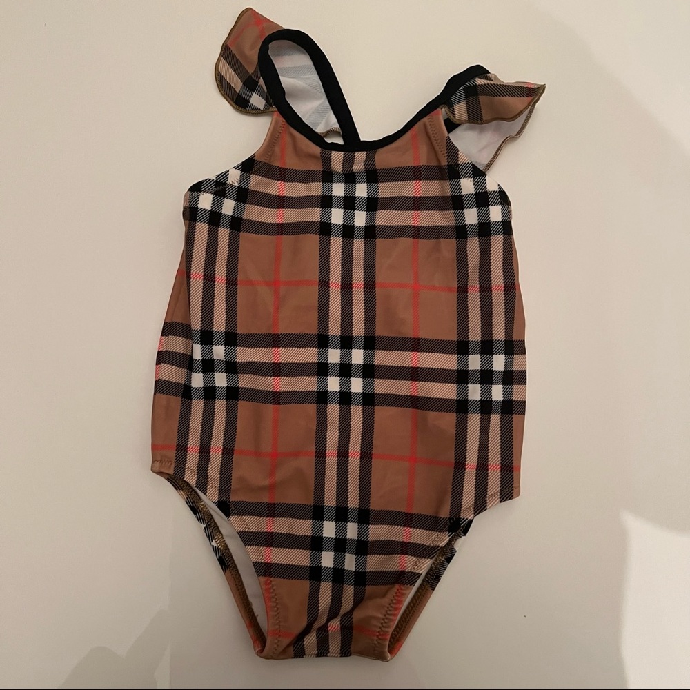 Authentic Burberry Baby Girl Bathing Suit